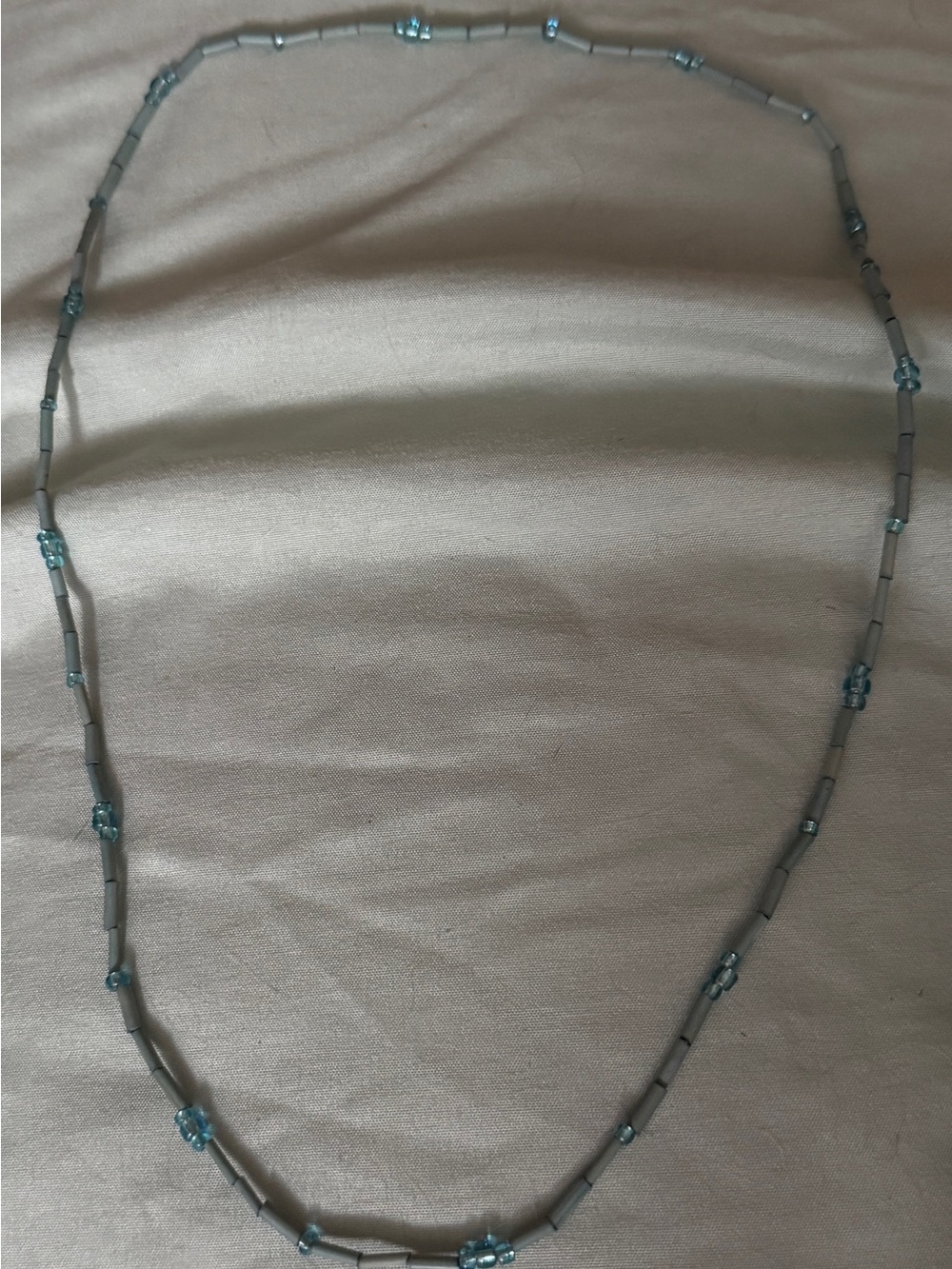 Delicate Teal Beaded Necklace - Women Jewelry